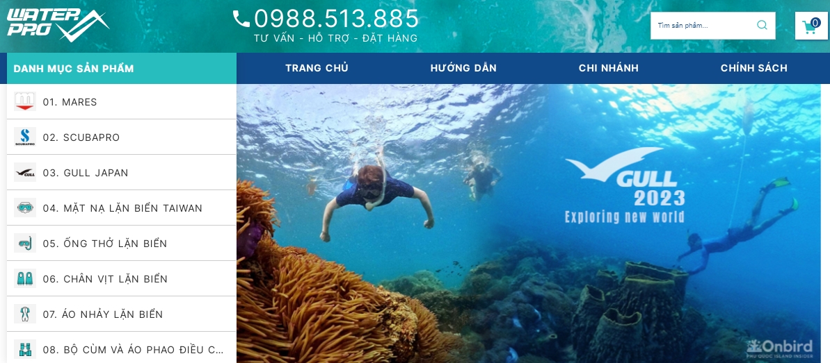 Website Water Pro Việt Nam